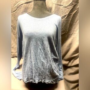 Gap Blue Linen Shirt Oversized M hi low